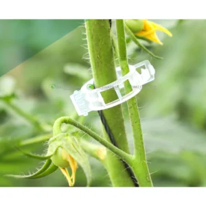 Combo 5 Đai kẹp thân dưa cà chua cây trồng, nhựa trắng loại tốt giúp cố định cây mọc theo dây và cây có thể tái sử dụng